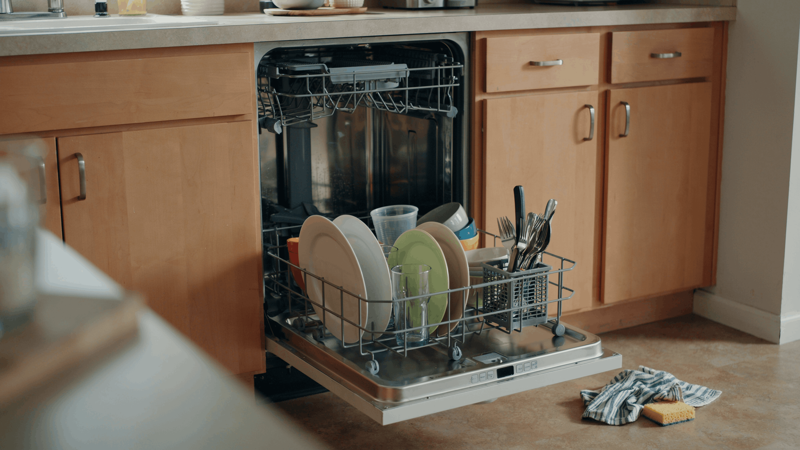 Dishes coming out cloudy